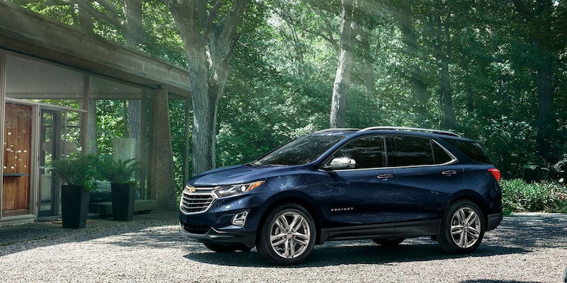 Blue 2021 Chevy Equinox