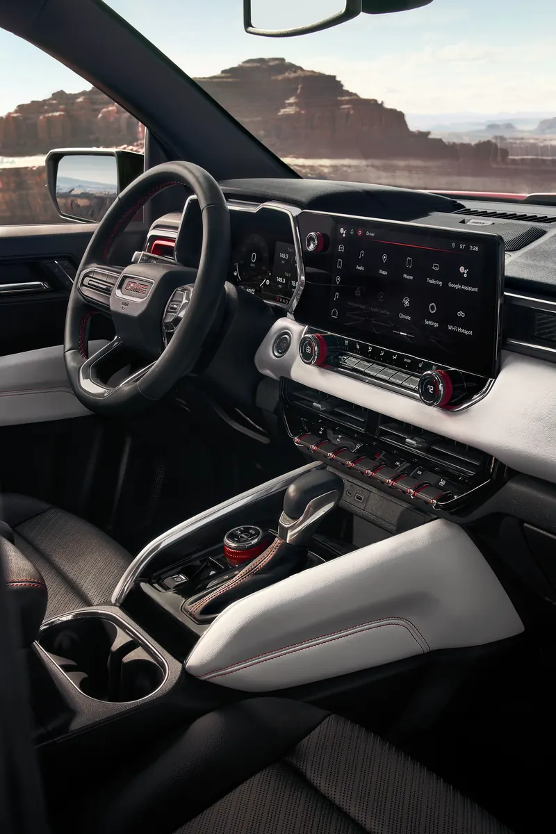 2026 GMC Canyon infotainment system at Finnegan Buick GMC in Rosenberg TX