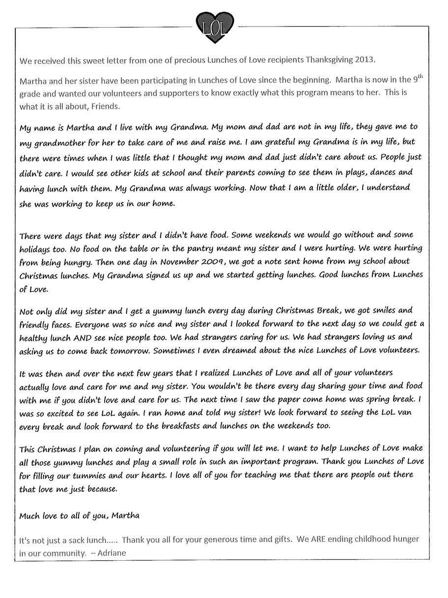 Martha letter - Finnegan Buick GMC in Rosenberg TX