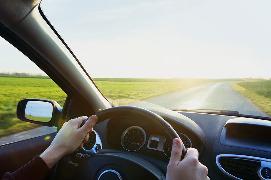 Hands on the wheel while driving - Finnegan Buick GMC in Rosenberg TX