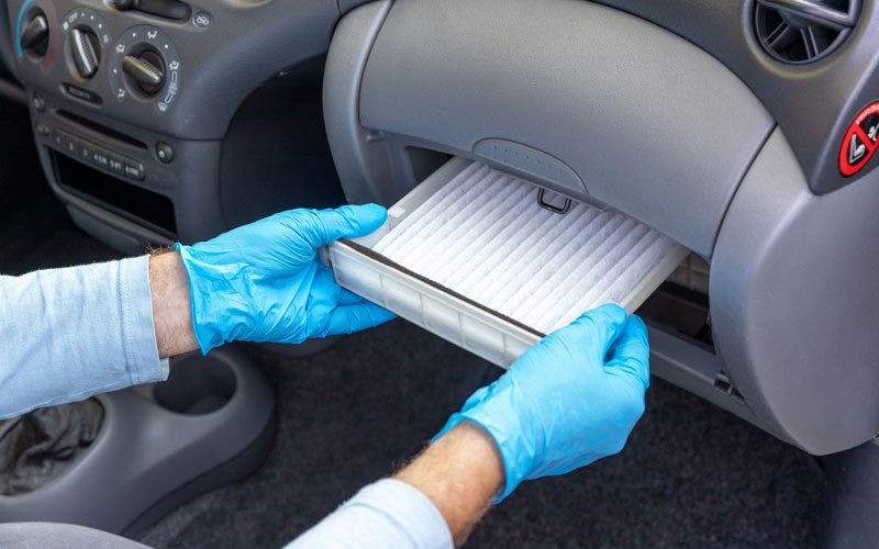 Checking the condition of a cabin air filter - Finnegan Buick GMC in Rosenberg TX